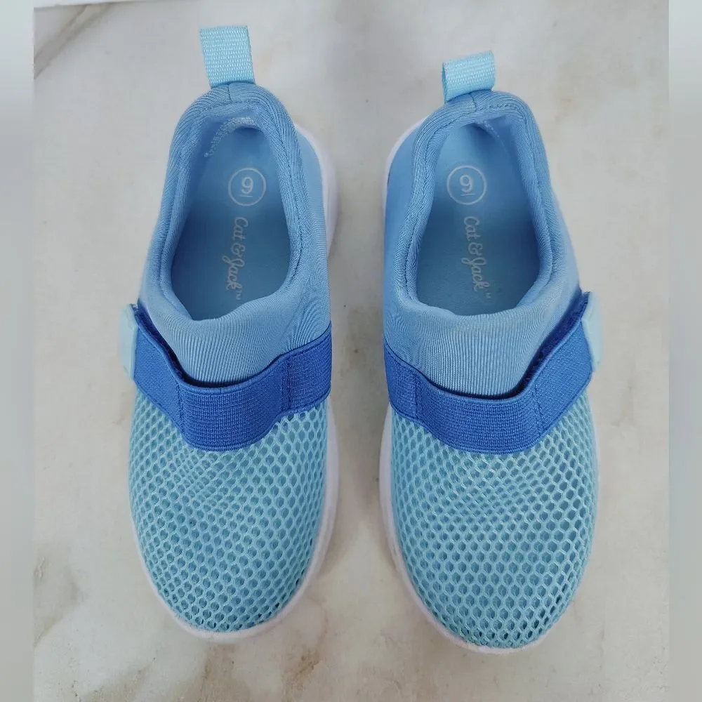 Cat & Jack Toddler Austen Water Shoes Hook Loop Closure, Sz 9